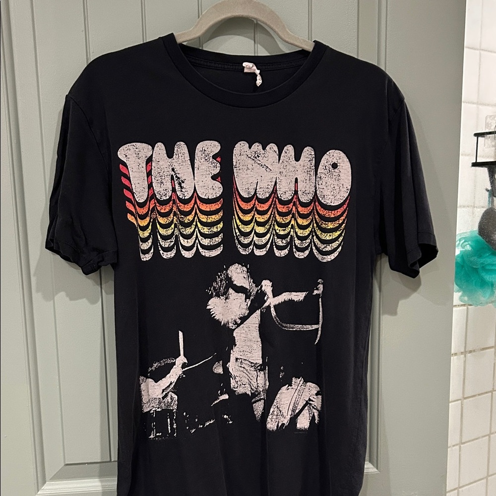 The WHO Black Graphic T-Shirt